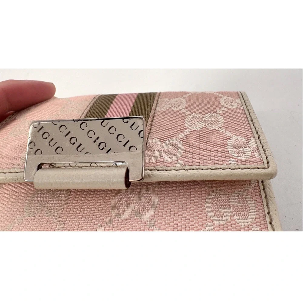 Gucci GG monogram Continental bifold wallet vintage EUC with Box - Picture 12 of 12